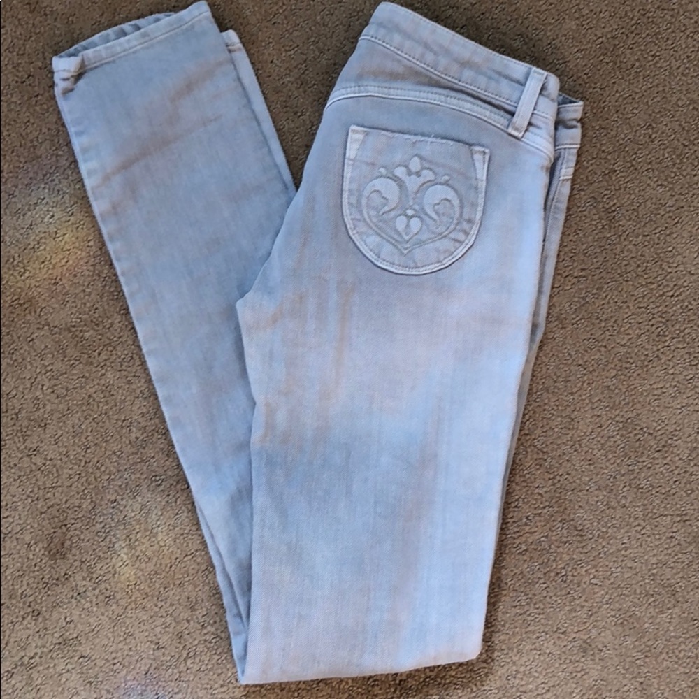Siwy 27/28 rose super drain pipe jeans gray